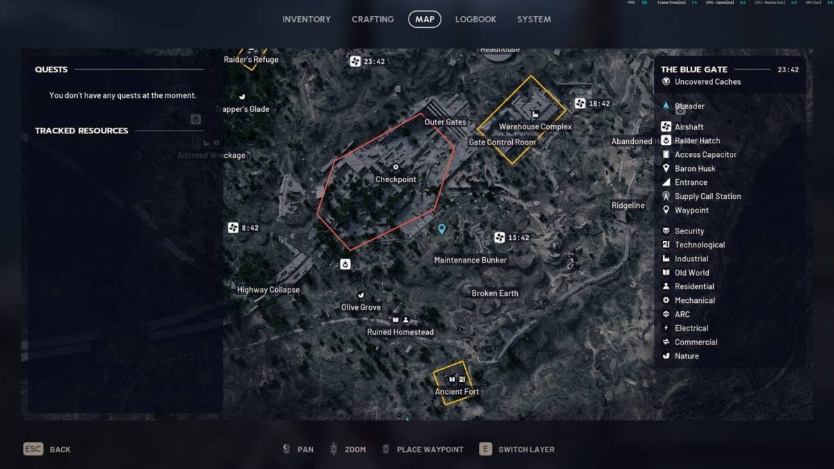 ARC Raiders - Map ping.