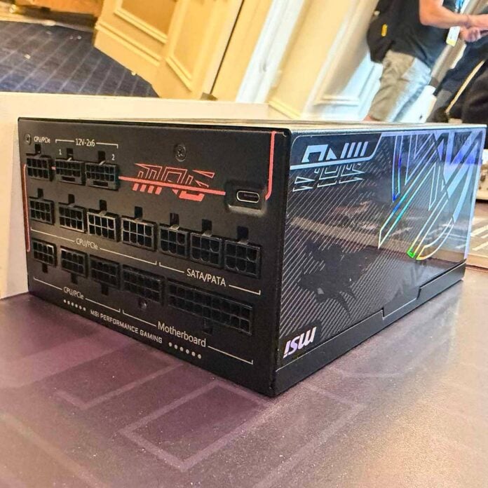 MSI MPG-Ai1600ts - side.