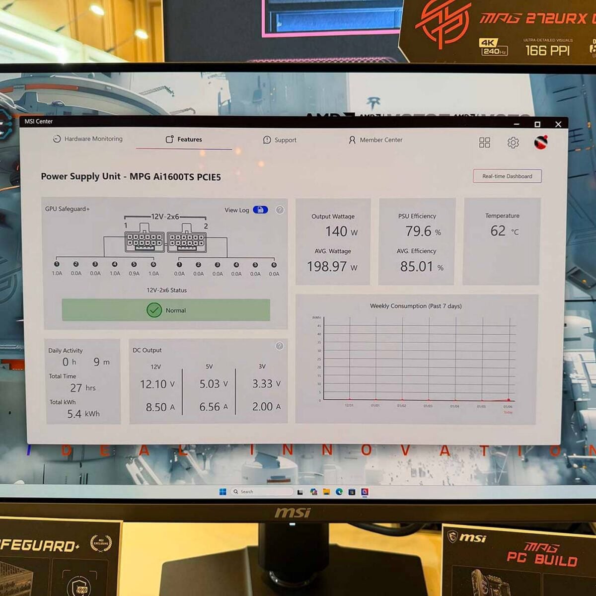 MSI MPG-Ai1600ts - software.