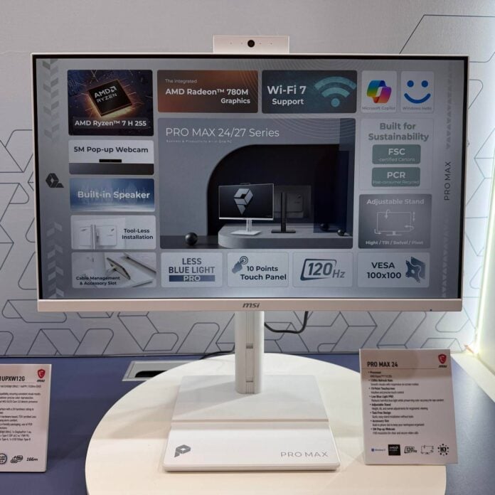 MSI Pro Max AIO PC.