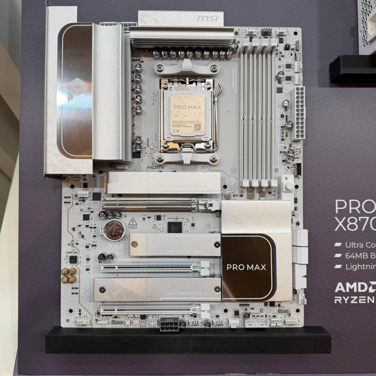 MSI Pro Max motherboard.