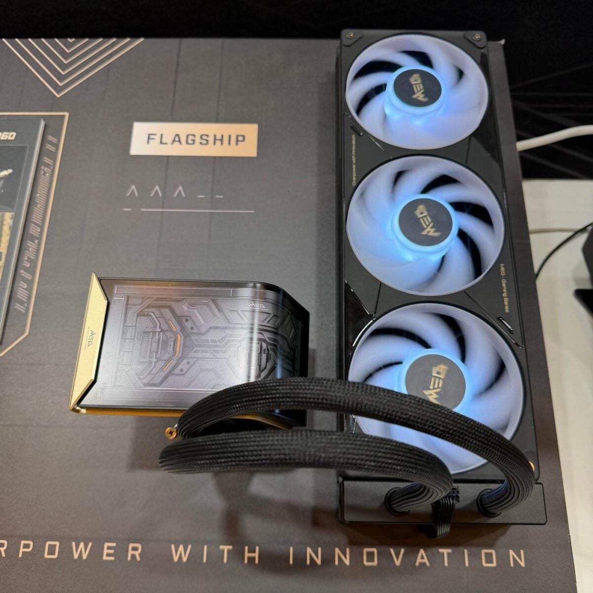 MSI liquid cooler.