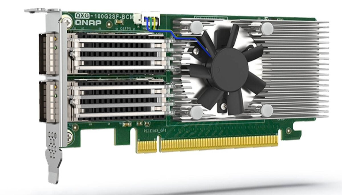 QNAP QXG-100G2SF-BCM.