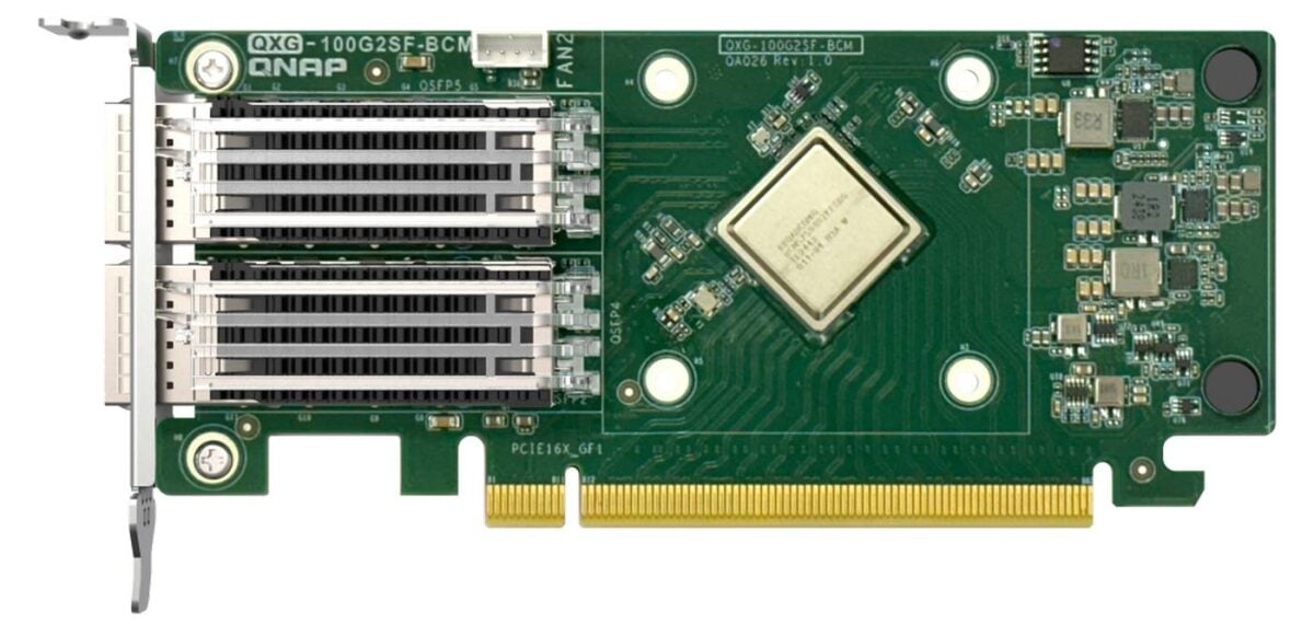 QNAP QXG-100G2SF-BCM - SOC.