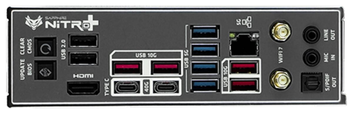 Sapphire Nitro+ X870E PhantomLink - IO.