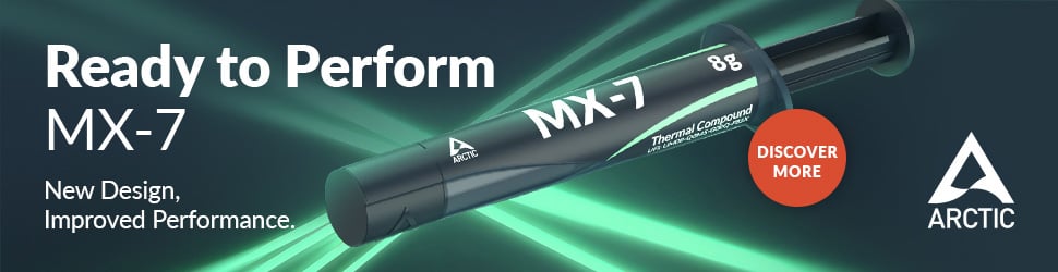 Ready to Perform - Arctic MX-7 - New Design, Improved Performance