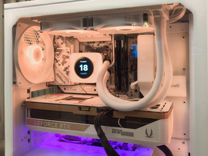 be quiet! Light Loop IO LCD - white.