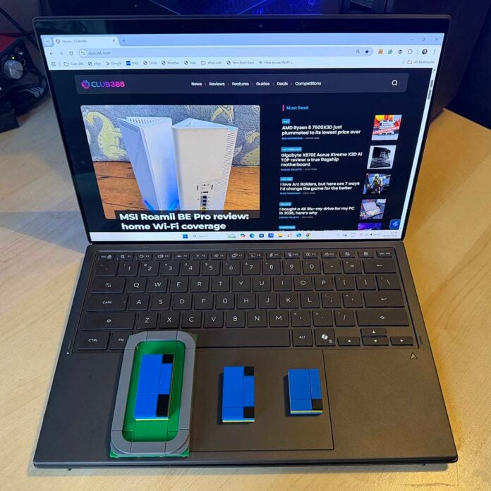 Intel Core Ultra Series 3 review: Asus Zenbook Duo test laptop with Lego