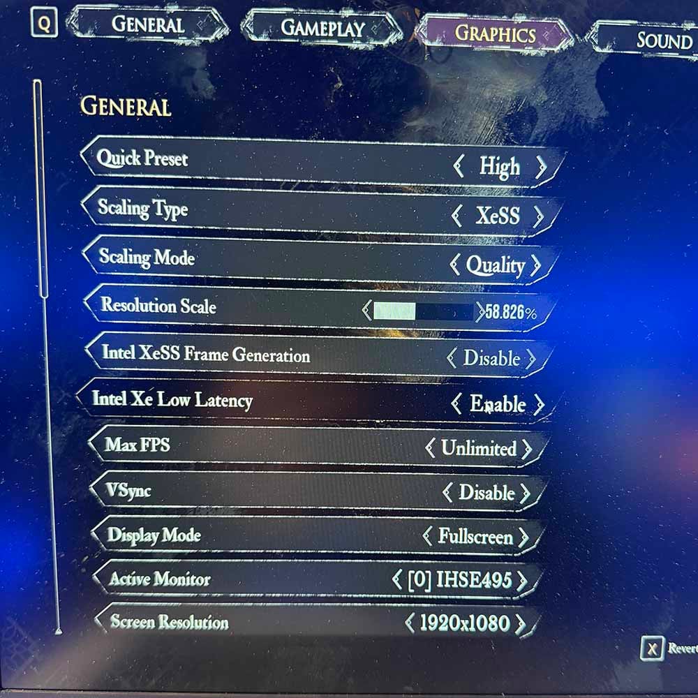 Clair Obscur Expedition 33 running on an Intel Panther Lake laptop at CES 2026