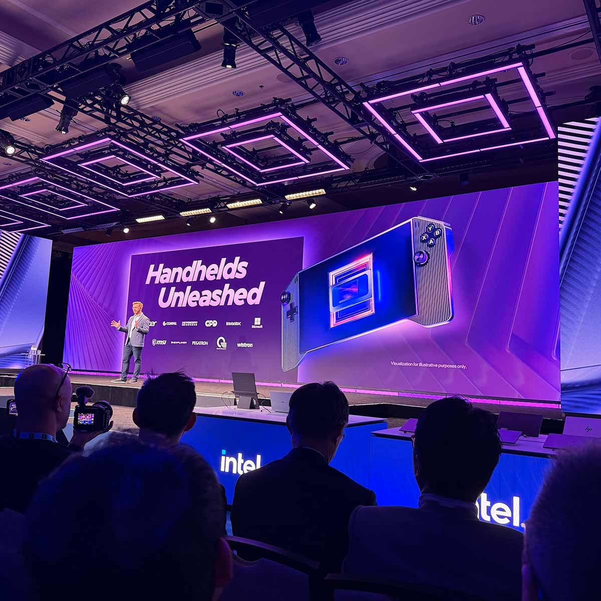 Intel Panther Lake gaming handheld announcement