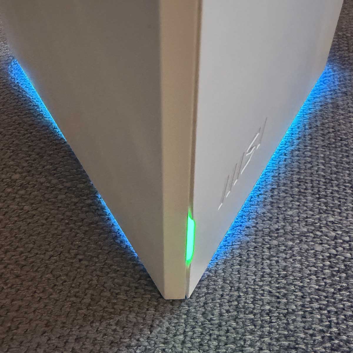 MSI Roamii Be Pro review: Setup light cycle