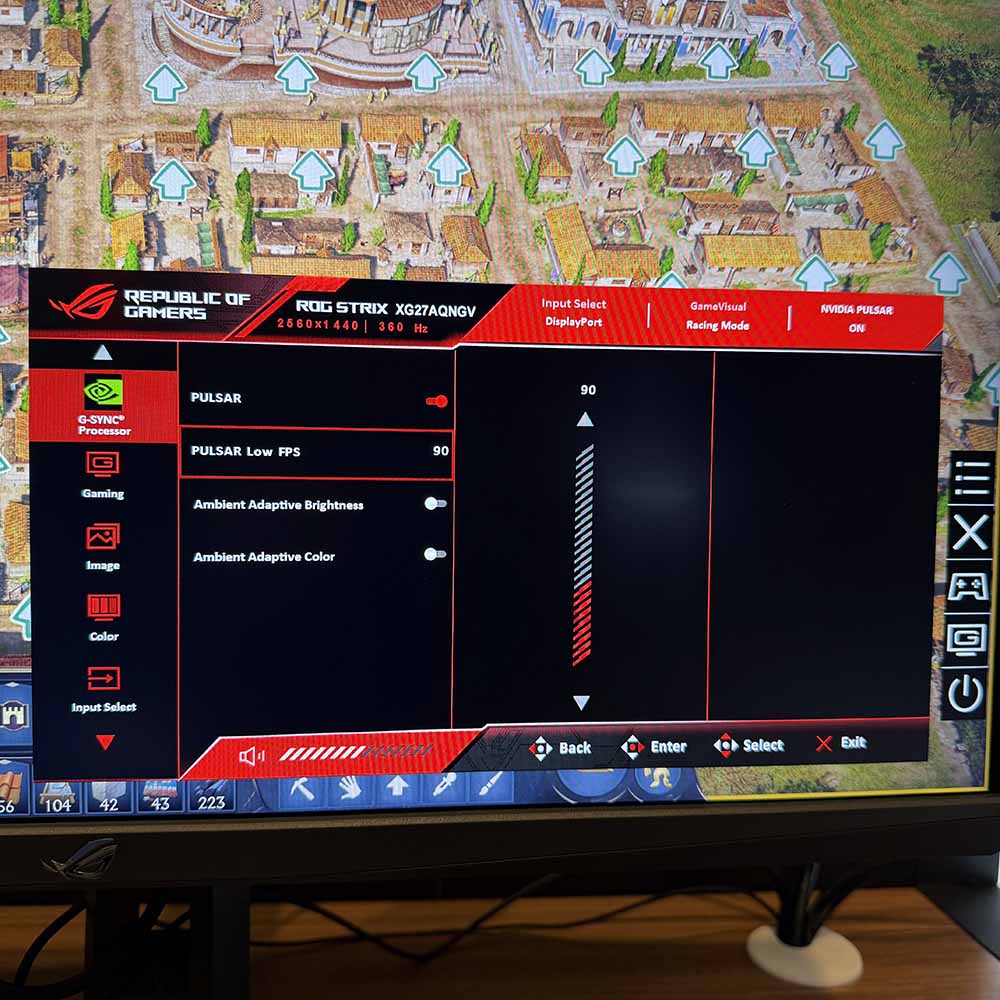 Nvidia G-Sync Pulsar Low FPS control