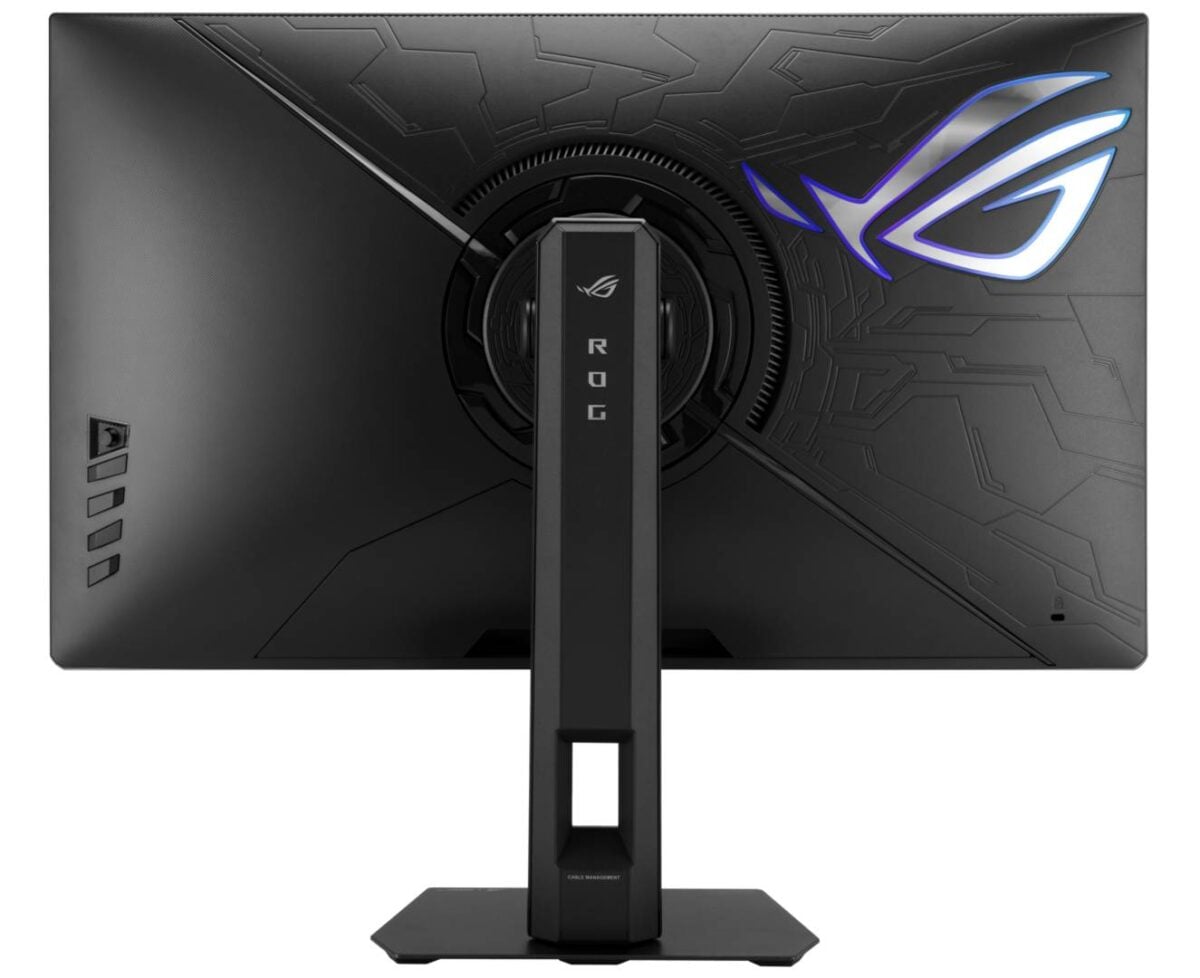 Asus ROG Strix XG27UCG Gen2 - back.