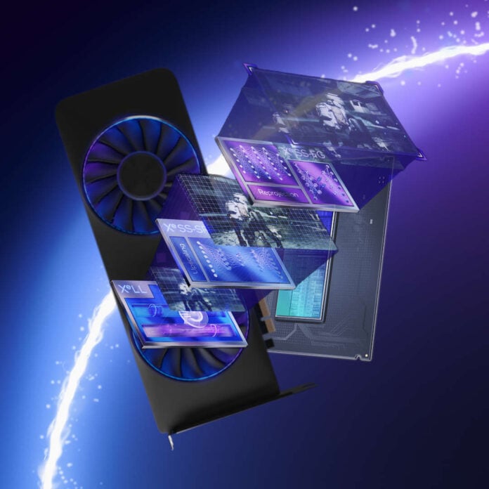 Intel Arc GPU and CPU with Frame Generation support.