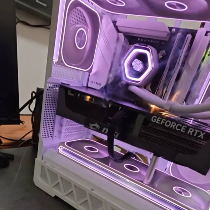 MSI RTX 5090 burst on fire.