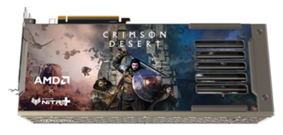 Sapphire Nitro+ RX 9070 XT Crimson Desert Edition - back.