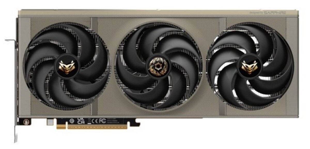 Sapphire Nitro+ RX 9070 XT Crimson Desert Edition - front.