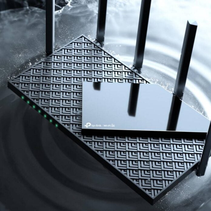 TP-Link Archer AXE75 router.