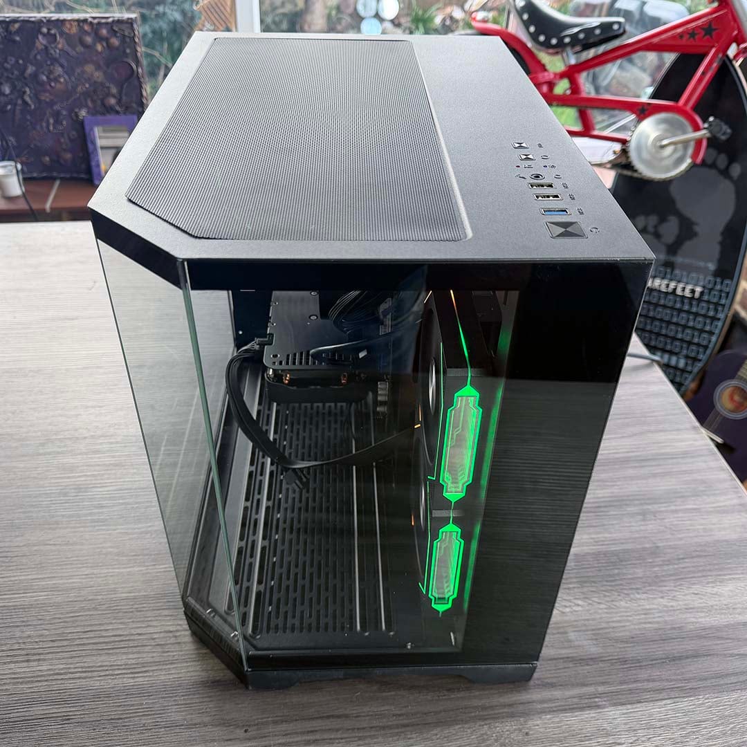 AWD-IT Kalona PC from front showing top