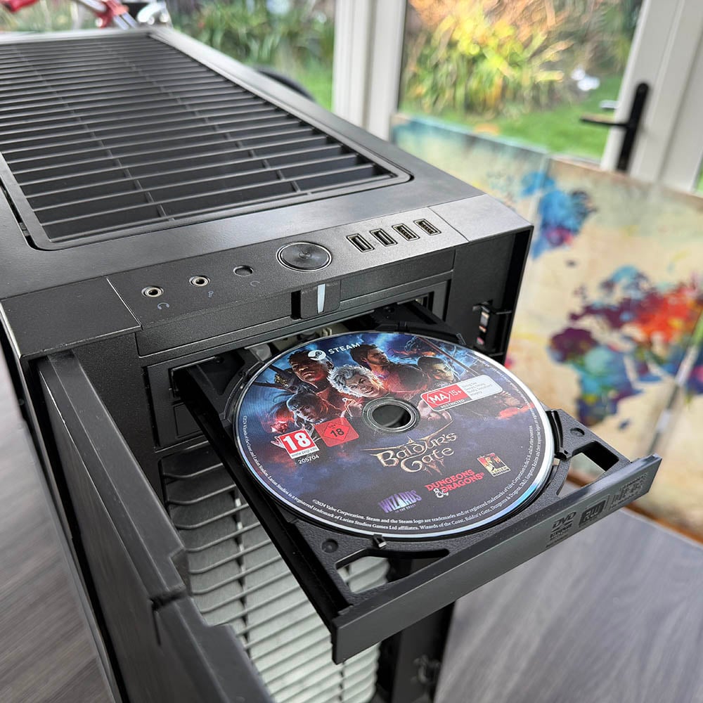 Ben's trusty optical drive