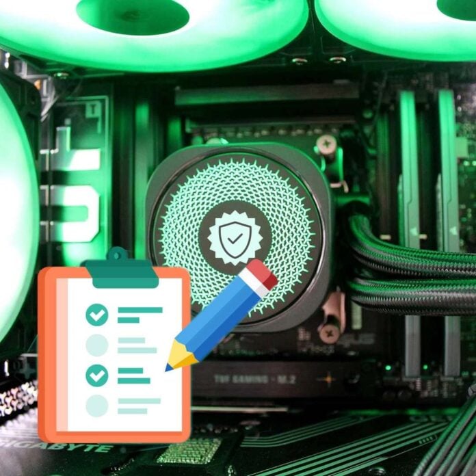 BIOS Settings Checklist