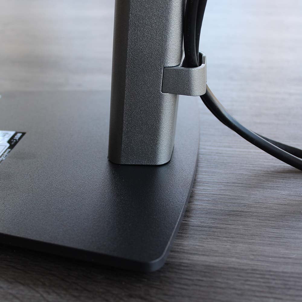 iiyama ProGraphic HB2701UHSNP cable clip on back of stand