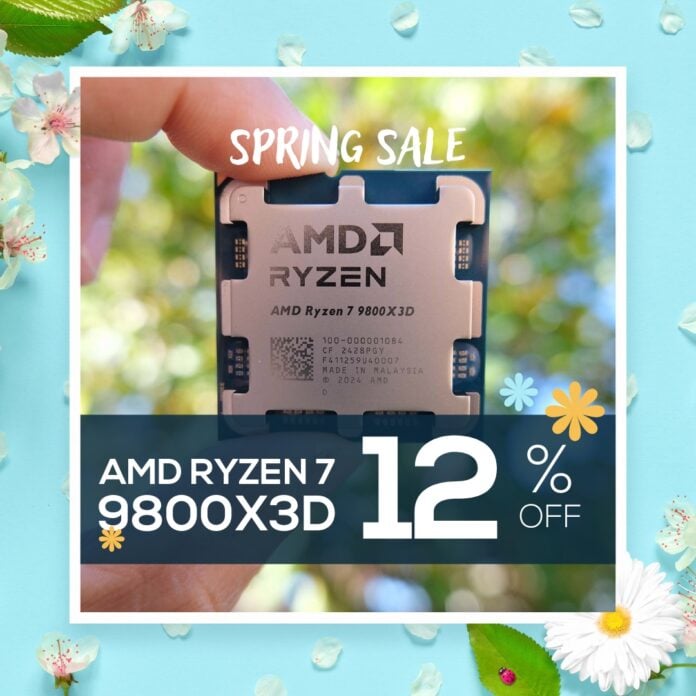 Ryzen 7 9800X3D Spring Sale