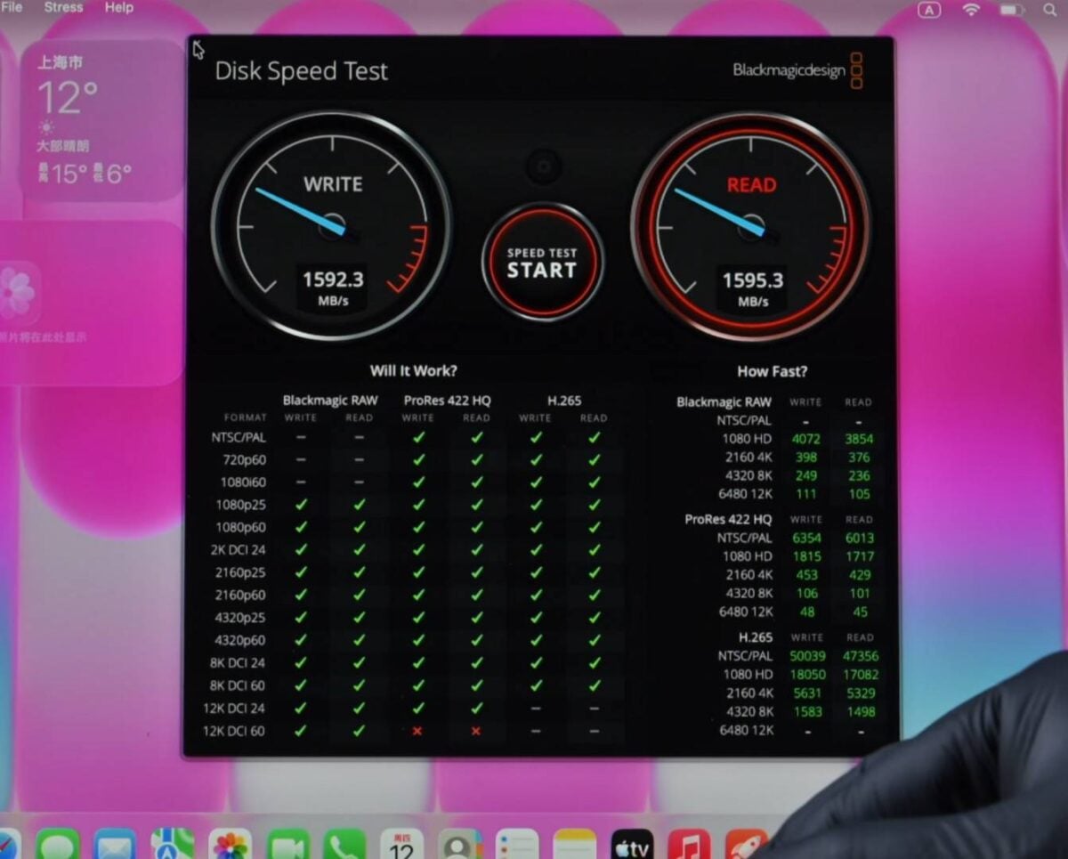 Apple MacBook Neo SSD speed.