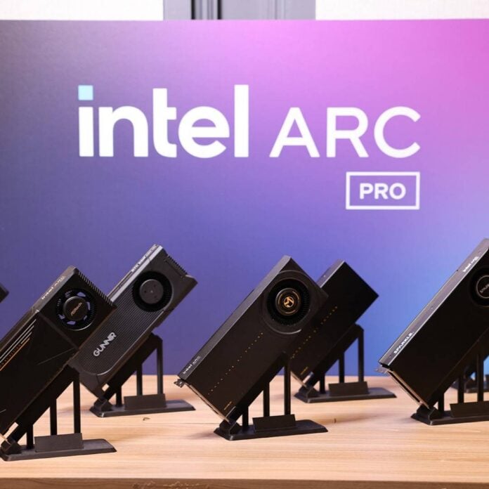 Intel Arc Pro GPUs.