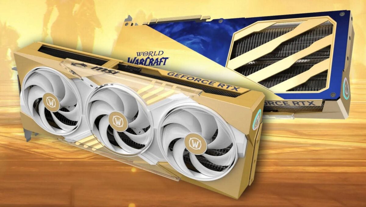MSI × World of Warcraft Midnight RTX 5070 Light Edition.