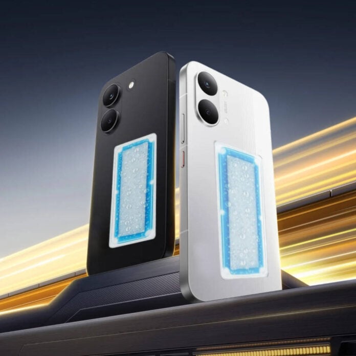 Smarphone with thermal pad.