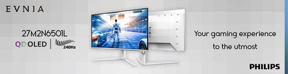 Philips Evnia 27M2N6501L - Your gaming experience to the utmost