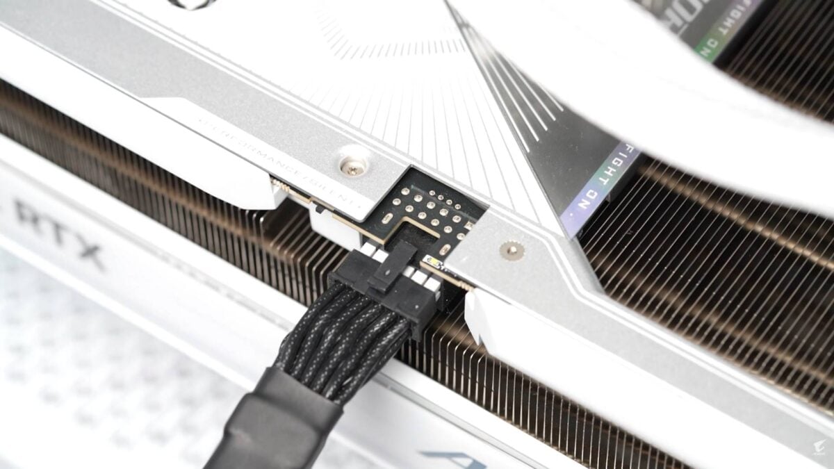 Gigabyte bad cable installation.