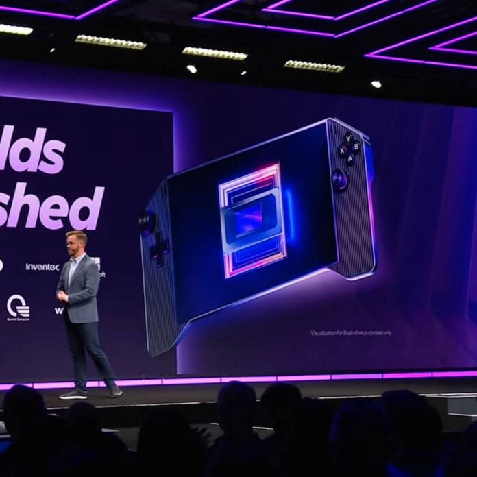 Intel Arc G3-powered handheld.