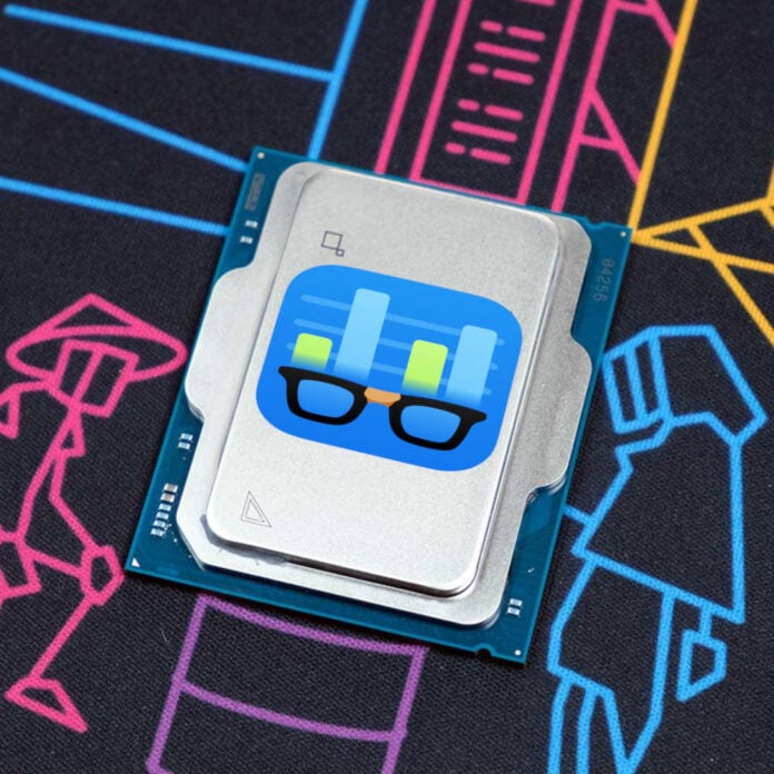 Intel Core CPU witrh Geekbench.