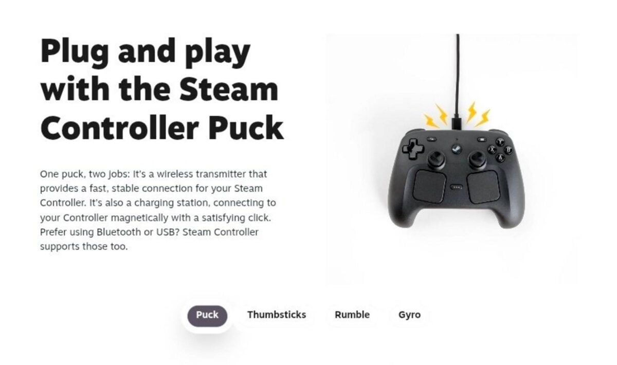 Steam Controller Puck.