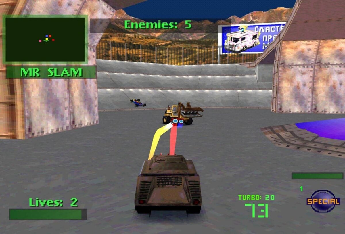 Twisted Metal World Tour.