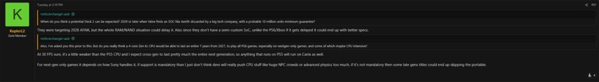 Valve Steam Deck 2 leak.