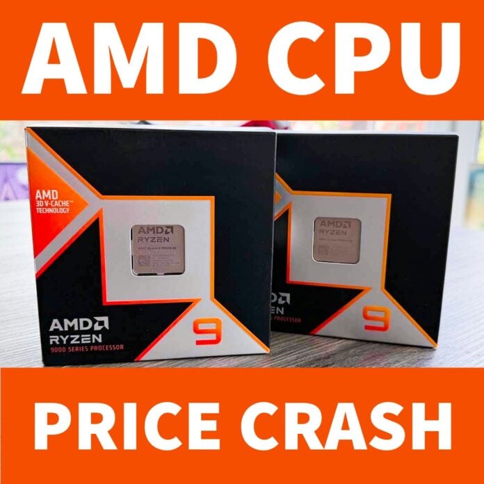 AMD Ryzen 9 9950X3D price crash