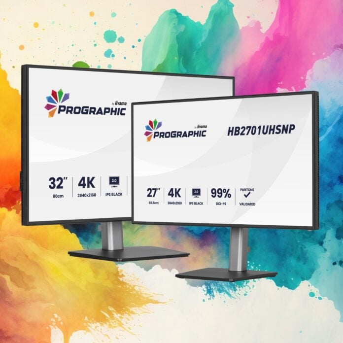 Win 1 of 2 iiyama ProGraphic 4K UHD monitors