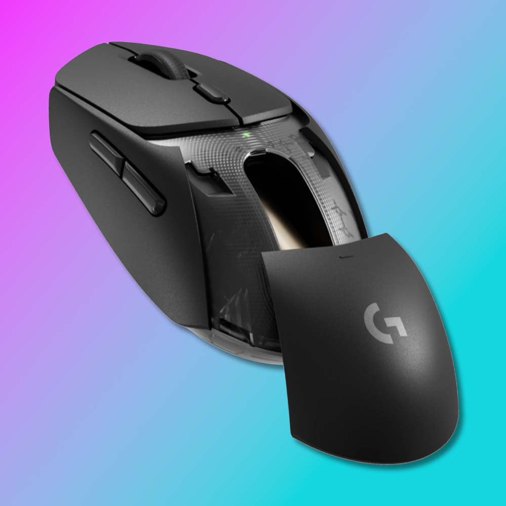 Mouse gaming Logitech Lightspeed G309 terbuka