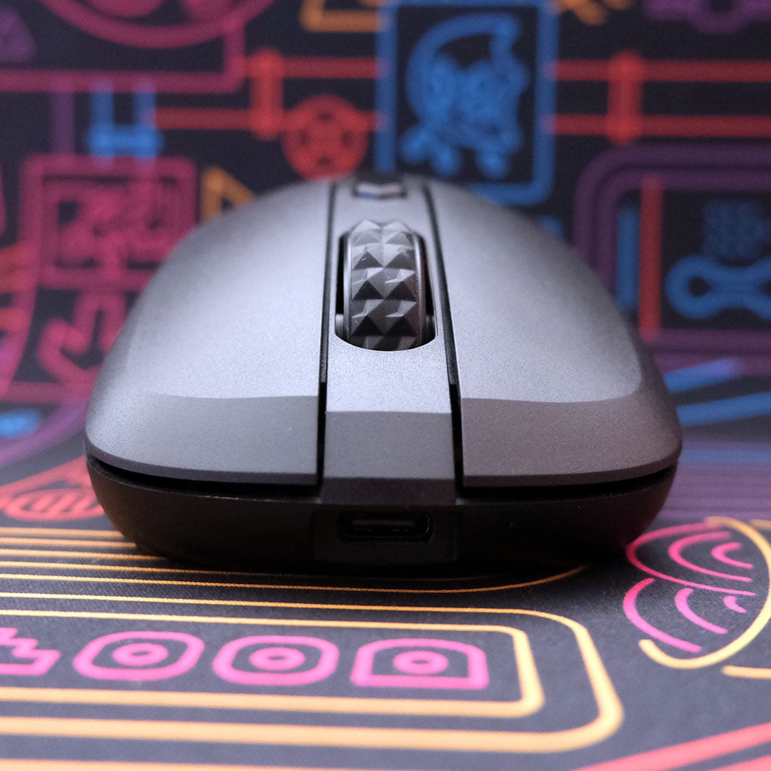 A front-forward view of the MSI Vera 300 Wireless 8K.