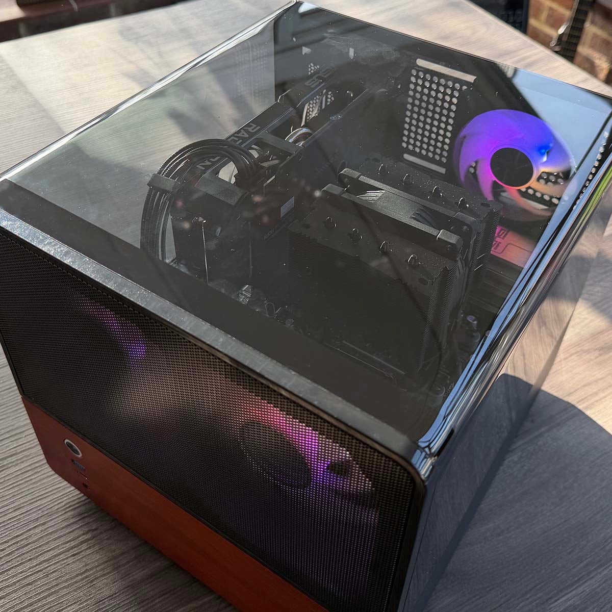 Wired2Fire Haven Ember Pro 9060 view through top of glass panel