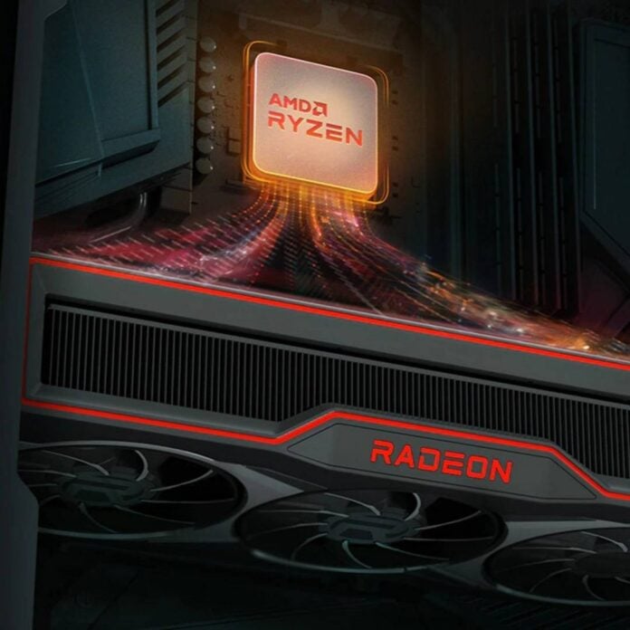 AMD Ryzen system supporting Smart Access Memory.