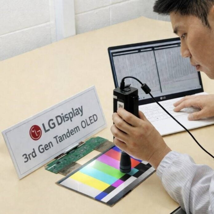 LG Display third-gen Tandem OLED.