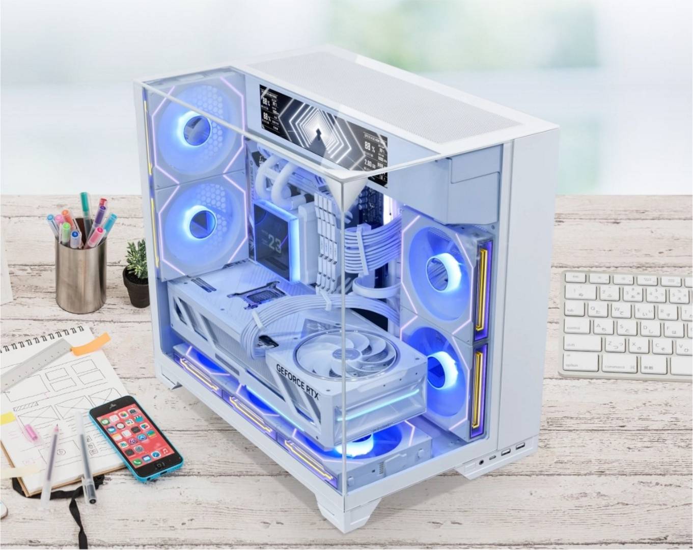 Lian Li unveils Micro-ATX O11 Vision-M chassis with three-sided