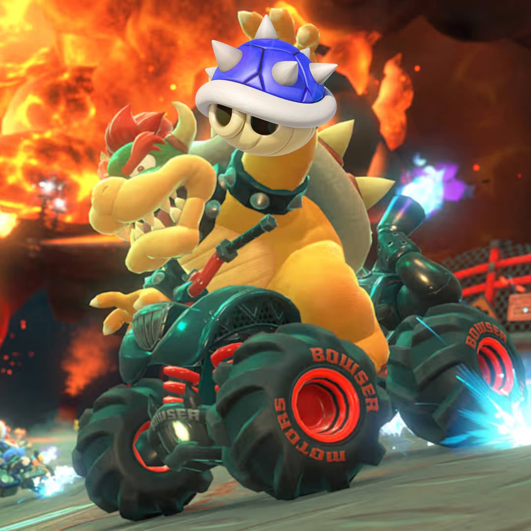 Mario Kart Blue Shell.