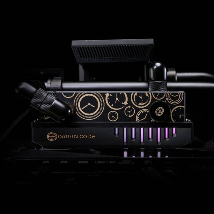 Origin Code Meteorite Black DDR5 memory.