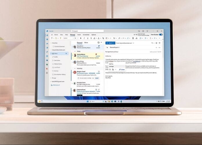 Windows laptop.