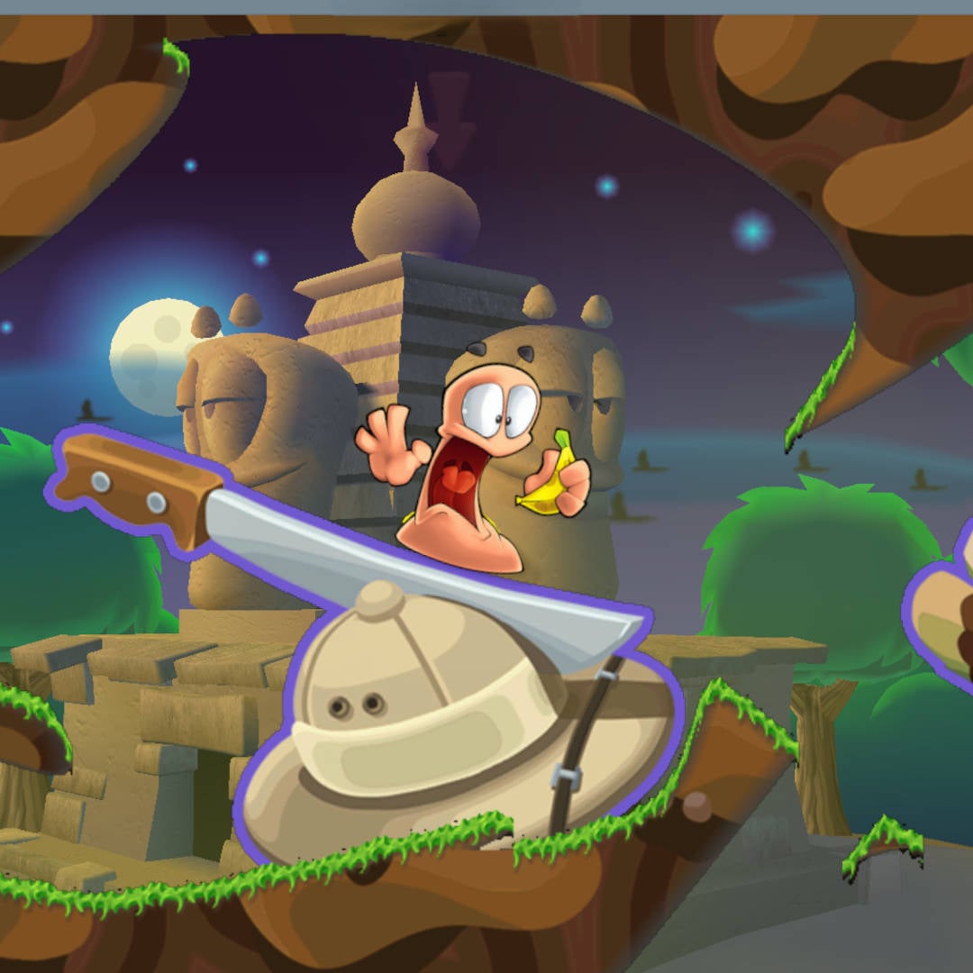 Worms Banana Bomb.